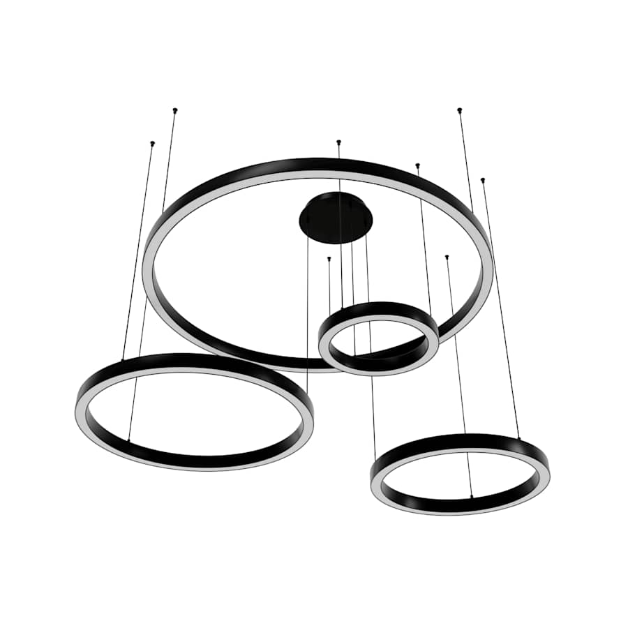 Avenue Lighting Aria 64" Wide LED Abstract Multi Light Pendant