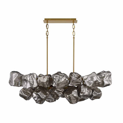 Avenue Lighting Rockefeller 22 Light 28" Wide Linear Chandelier