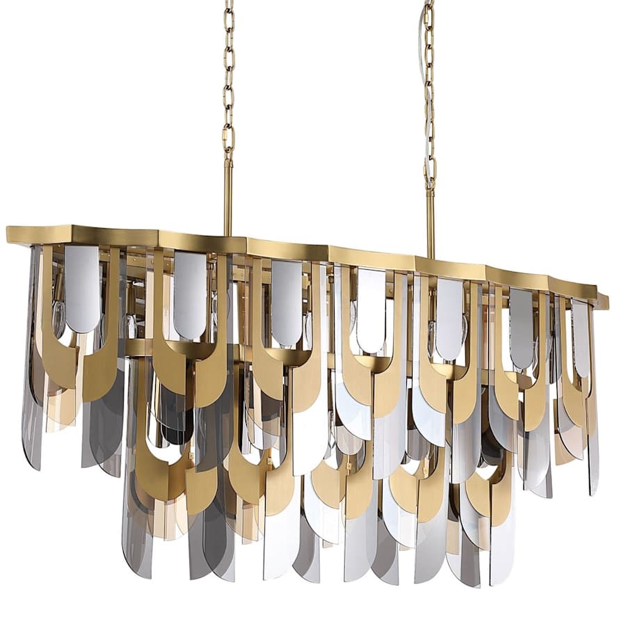 Avenue Lighting Paramount 11 Light 52" Wide Linear Chandelier