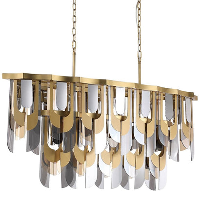 Avenue Lighting Paramount 11 Light 52" Wide Linear Chandelier
