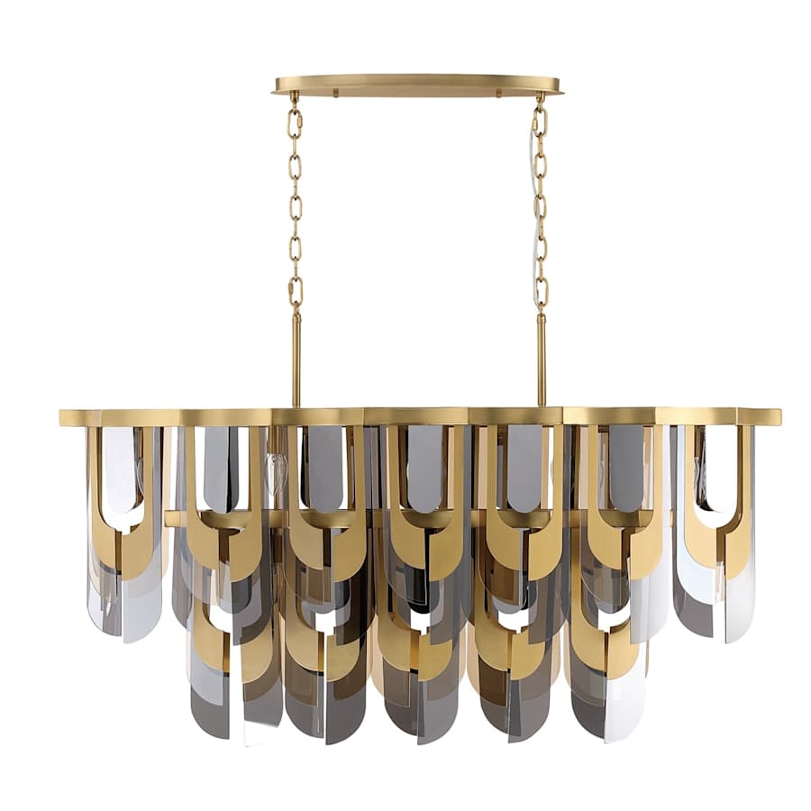 Avenue Lighting Paramount 11 Light 52" Wide Linear Chandelier