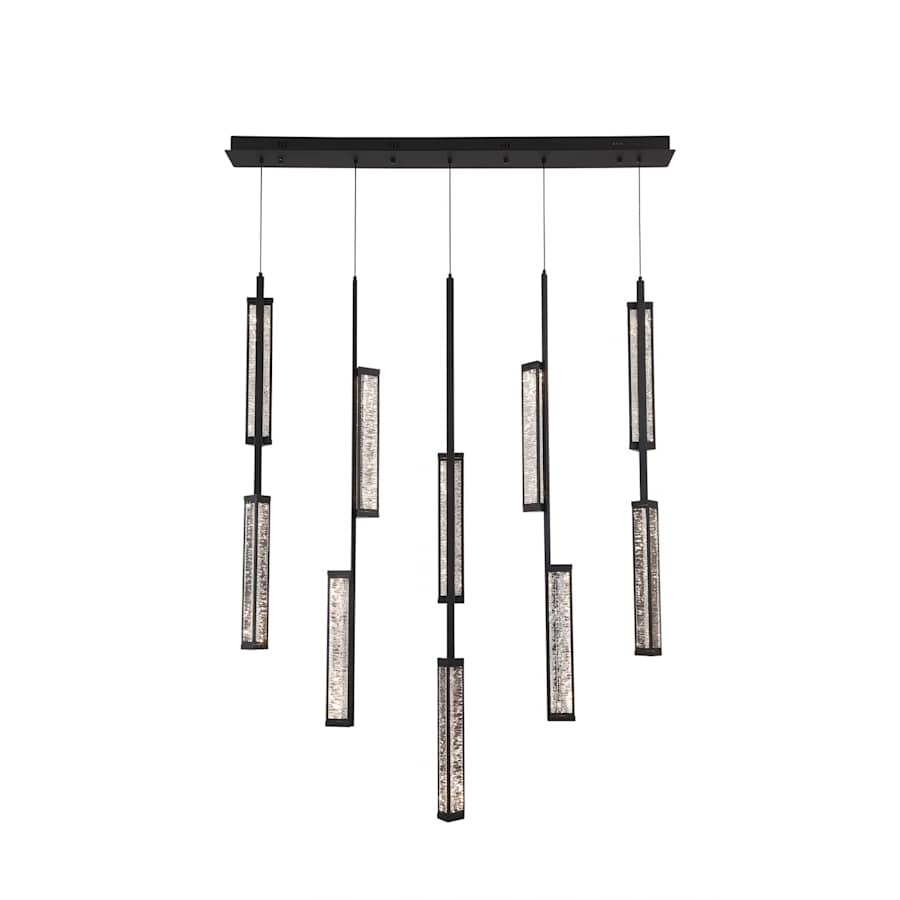 Avenue Lighting Metropole 51" Wide Crystal Linear Chandelier