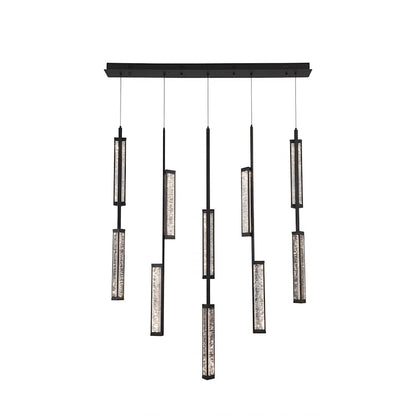 Avenue Lighting Metropole 51" Wide Crystal Linear Chandelier