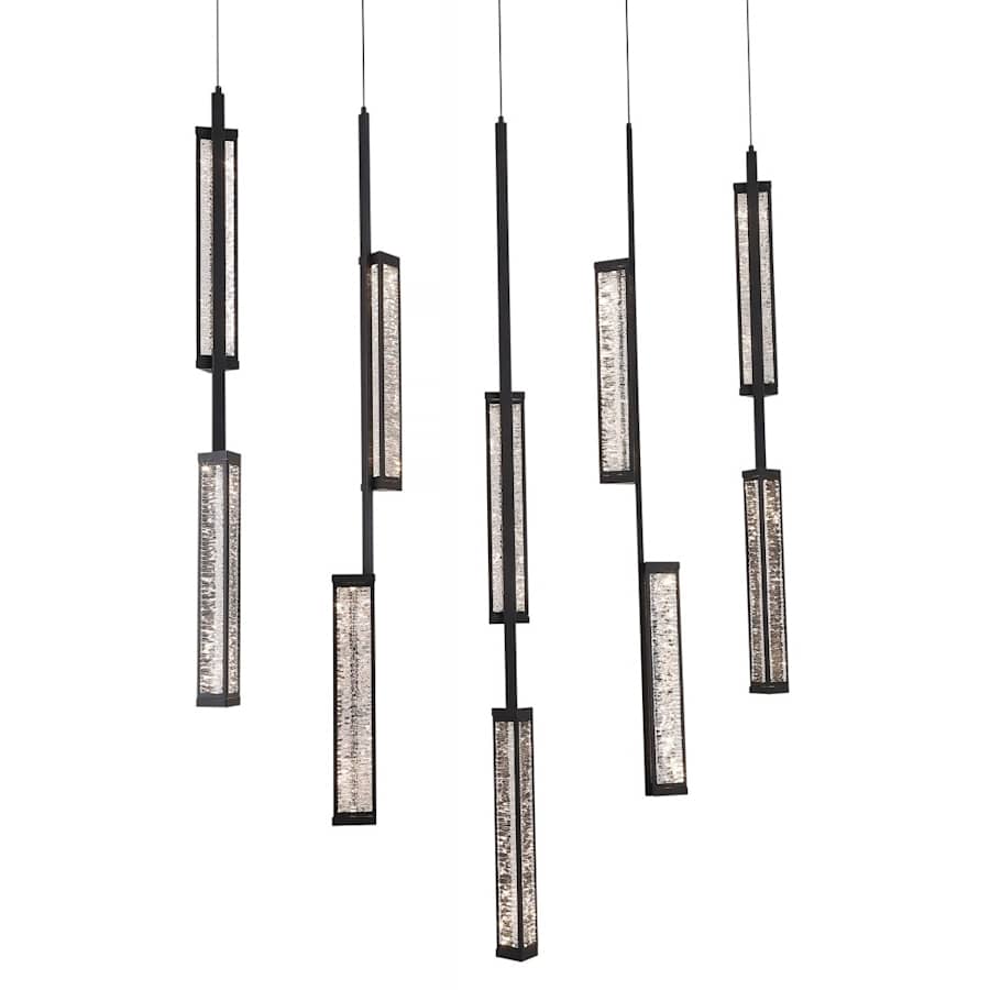 Avenue Lighting Metropole 51" Wide Crystal Linear Chandelier