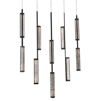 Avenue Lighting Metropole 51" Wide Crystal Linear Chandelier