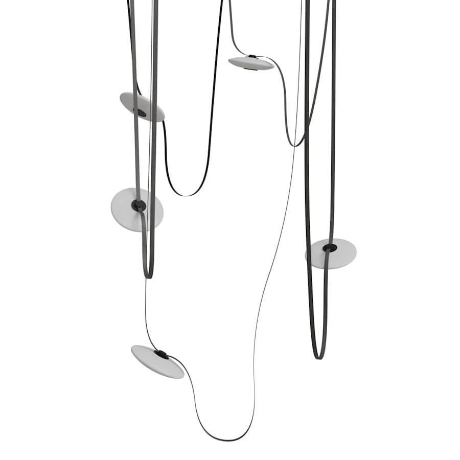 Avenue Lighting Fremont 9" Wide Abstract Chandelier