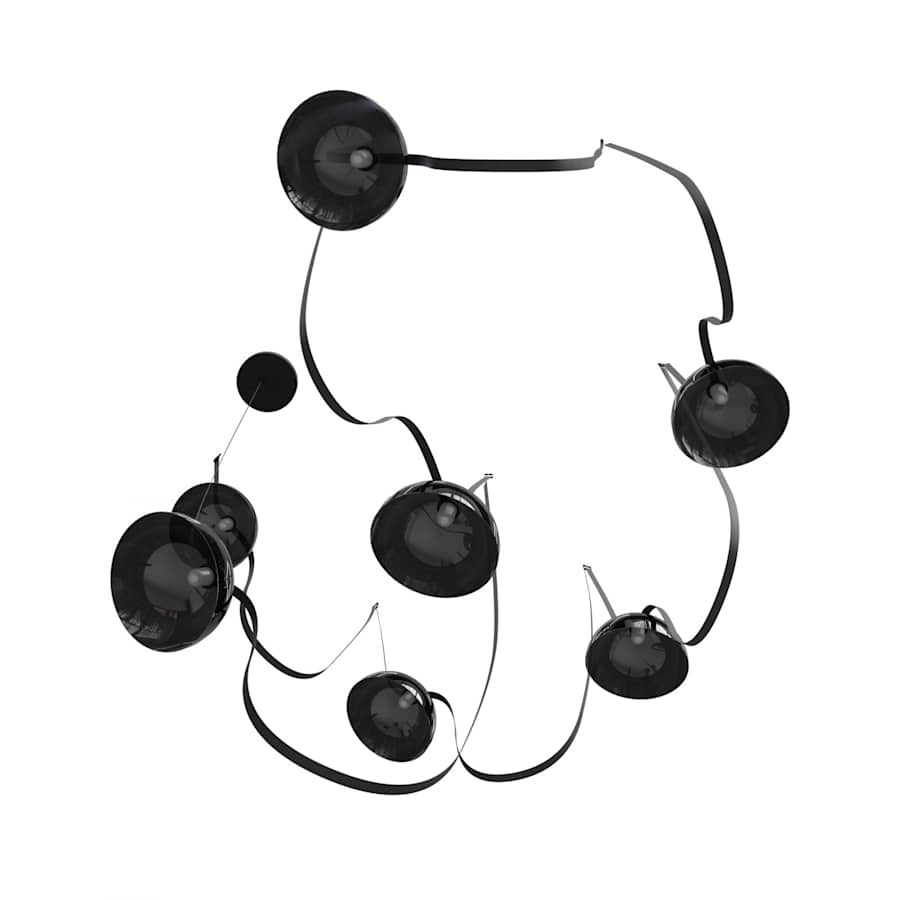 Avenue Lighting Fremont 9" Wide Abstract Chandelier