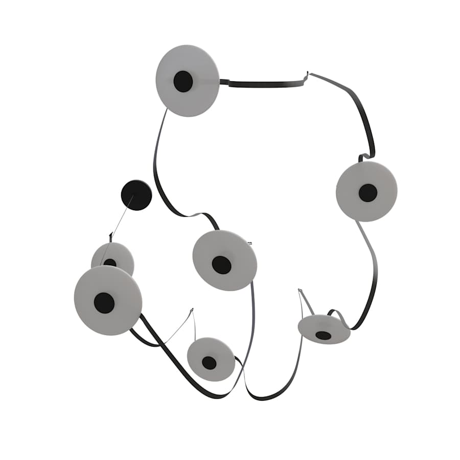 Avenue Lighting Fremont 9" Wide Abstract Chandelier