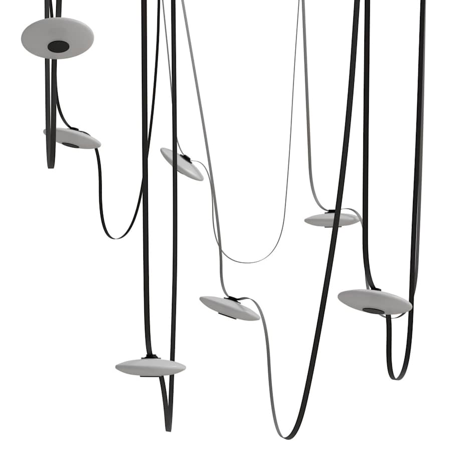 Avenue Lighting Fremont 9" Wide Abstract Chandelier