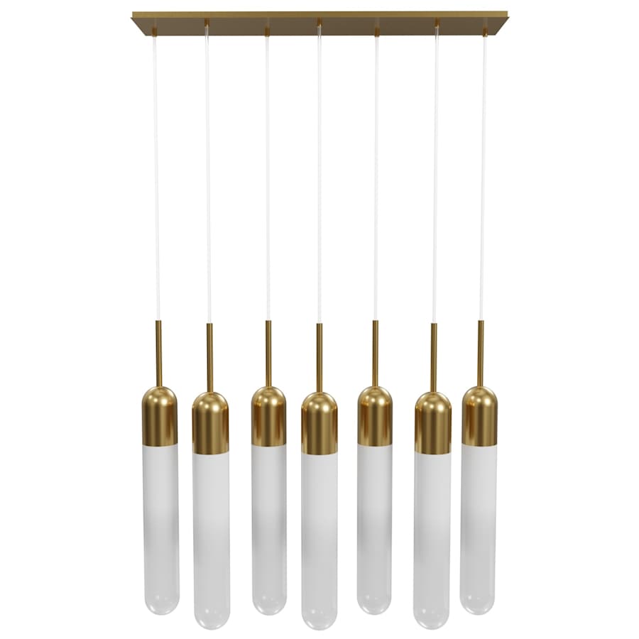 Avenue Lighting Tribeca 7 Light 36" Wide LED Linear Pendant