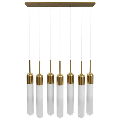 Avenue Lighting Tribeca 7 Light 36" Wide LED Linear Pendant