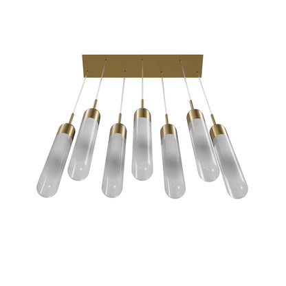 Avenue Lighting Tribeca 7 Light 36" Wide LED Linear Pendant