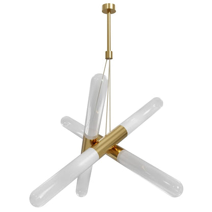 Avenue Lighting Tribeca 6 Light 35" Wide LED Multi Light Pendant