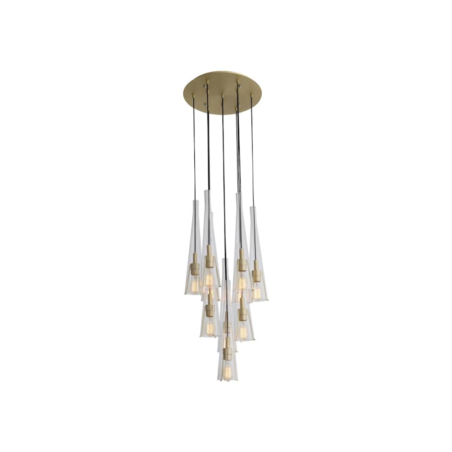 Avenue Lighting Abbey Park 10 Light 18" Wide Multi Light Pendant