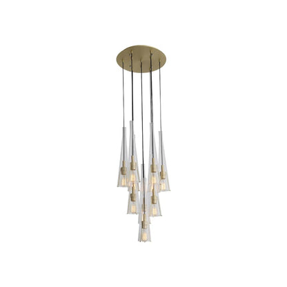 Avenue Lighting Abbey Park 10 Light 18" Wide Multi Light Pendant
