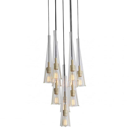 Avenue Lighting Abbey Park 10 Light 18" Wide Multi Light Pendant