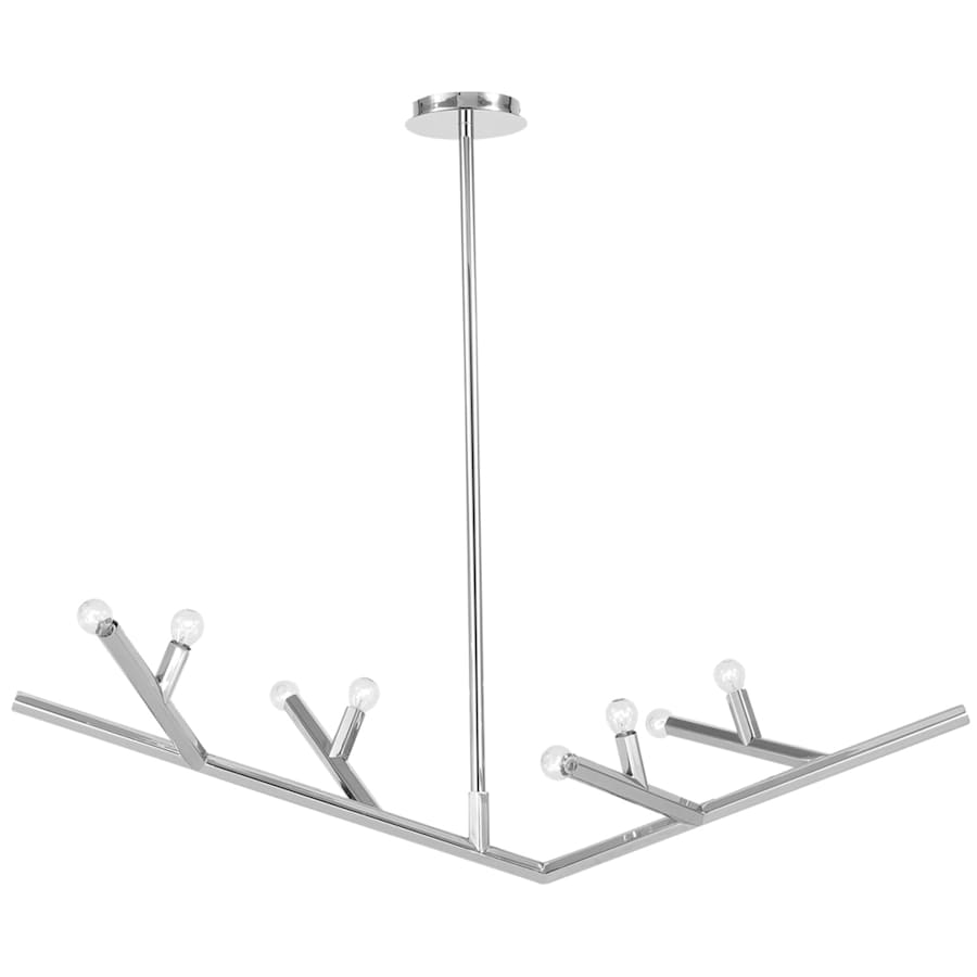 Avenue Lighting The Oaks 8 Light 52" Wide Abstract Chandelier
