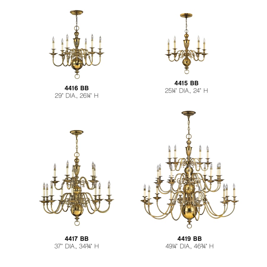 Hinkley Lighting Cambridge 6 Light 1 Tier Candle Style Chandelier