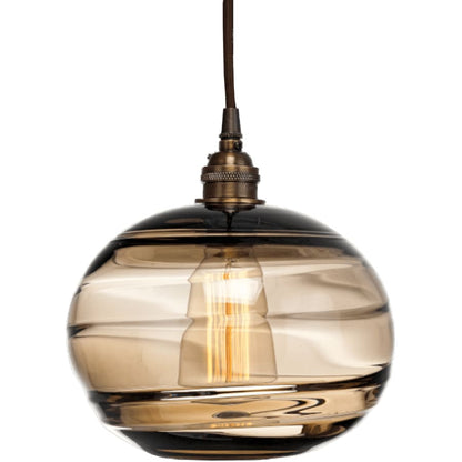 Hammerton Studio Coppa 29" Wide Artisan Crafted Optic Glass 9 Light Pendant