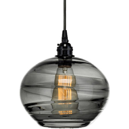 Hammerton Studio Coppa 29" Wide Artisan Crafted Optic Glass 9 Light Pendant