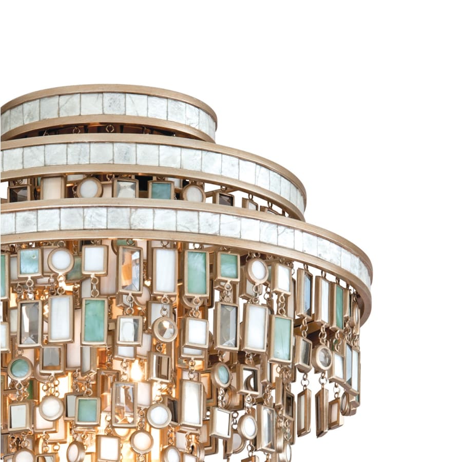 Corbett Lighting Dolcetti 3 Light 18" Wide Flush Mount Ceiling Fixture with Glass Shade
