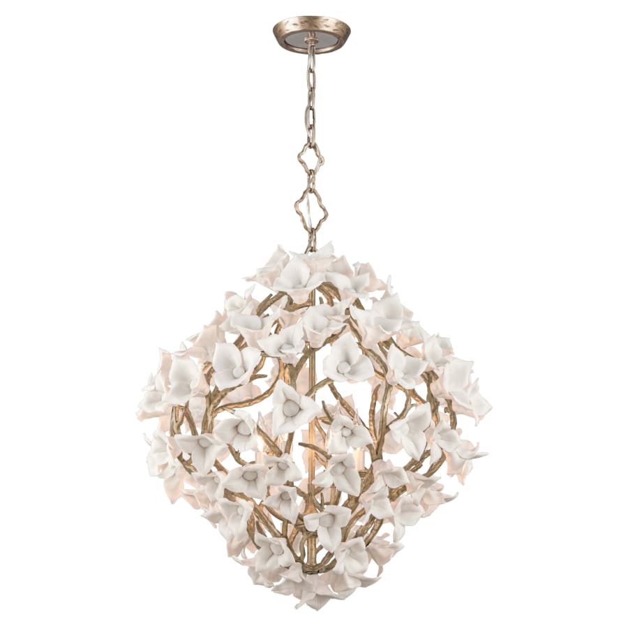 Corbett Lighting Lily 6 Light 27" Pendant with Hand-Crafted Iron