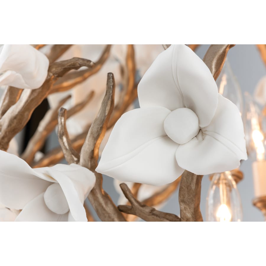 Corbett Lighting Lily 6 Light 27" Pendant with Hand-Crafted Iron