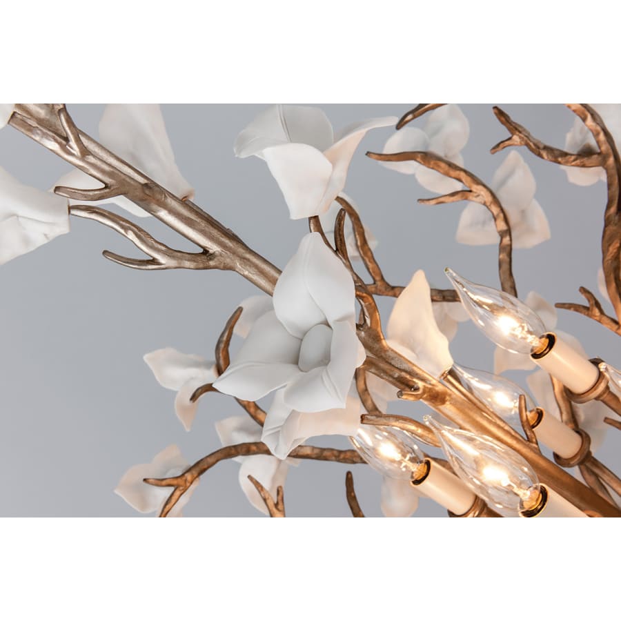 Corbett Lighting Lily 6 Light 27" Pendant with Hand-Crafted Iron