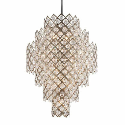 Corbett Lighting Tiara 17 Light 44-3/4" Wide Chandelier with Crystal Accents
