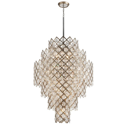 Corbett Lighting Tiara 17 Light 44-3/4" Wide Chandelier with Crystal Accents