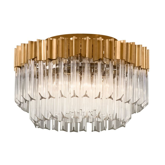 Corbett Lighting Charisma 3 Light 18" Wide Semi Flush Ceiling Fixture with Crystal Shade