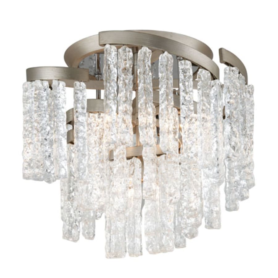 Corbett Lighting Mont Blanc 5 Light 18-1/4" Wide Semi Flush Waterfall Ceiling Fixture