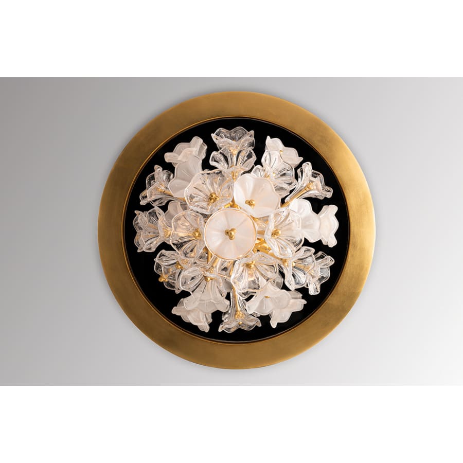 Corbett Lighting Jasmine Single Light 22" Wide Integrated LED Flush Mount Waterfall Ceiling Fixture