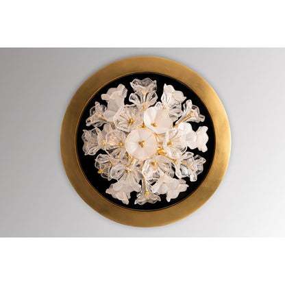 Corbett Lighting Jasmine Single Light 22" Wide Integrated LED Flush Mount Waterfall Ceiling Fixture