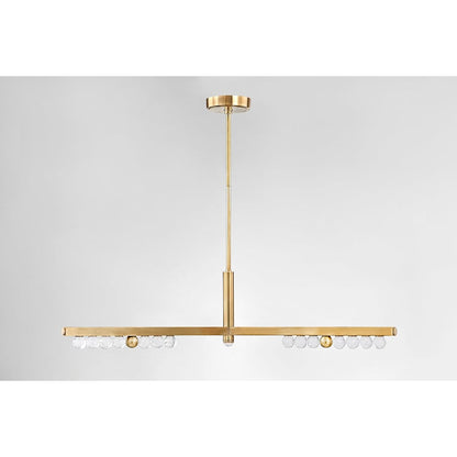 Corbett Lighting Annecy 50" Wide Linear Chandelier