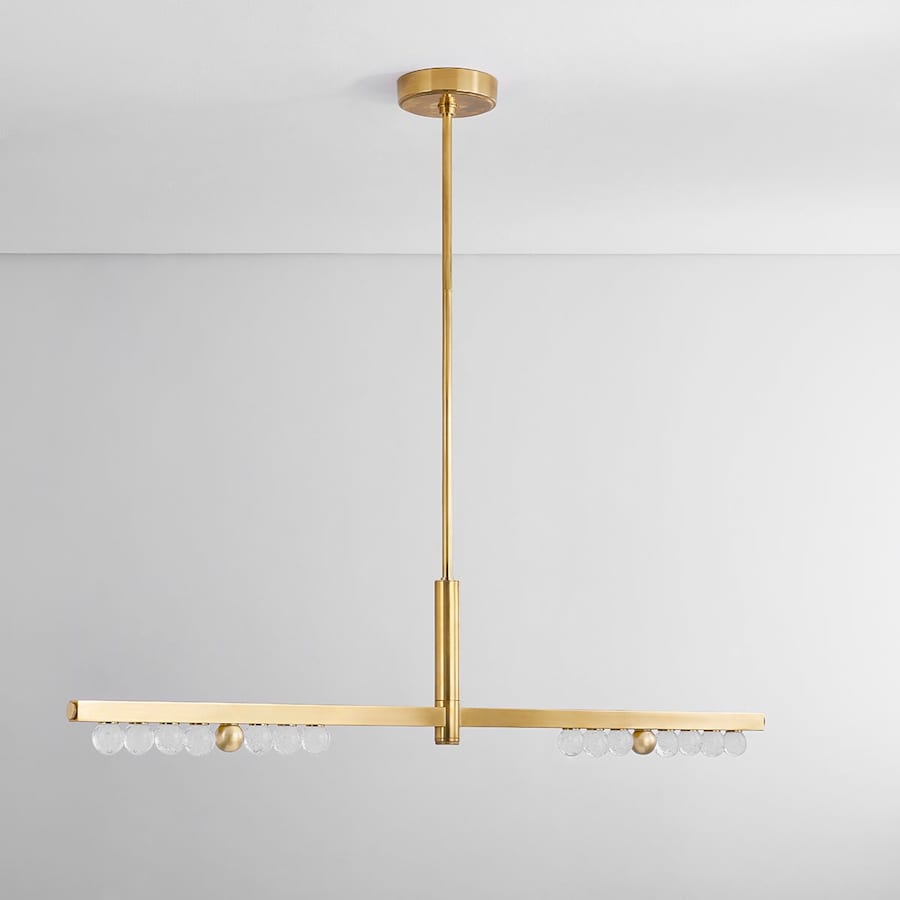 Corbett Lighting Annecy 50" Wide Linear Chandelier
