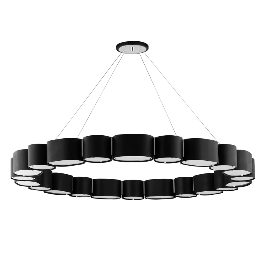 Corbett Lighting Opal 22 Light 50" Wide Ring Chandelier