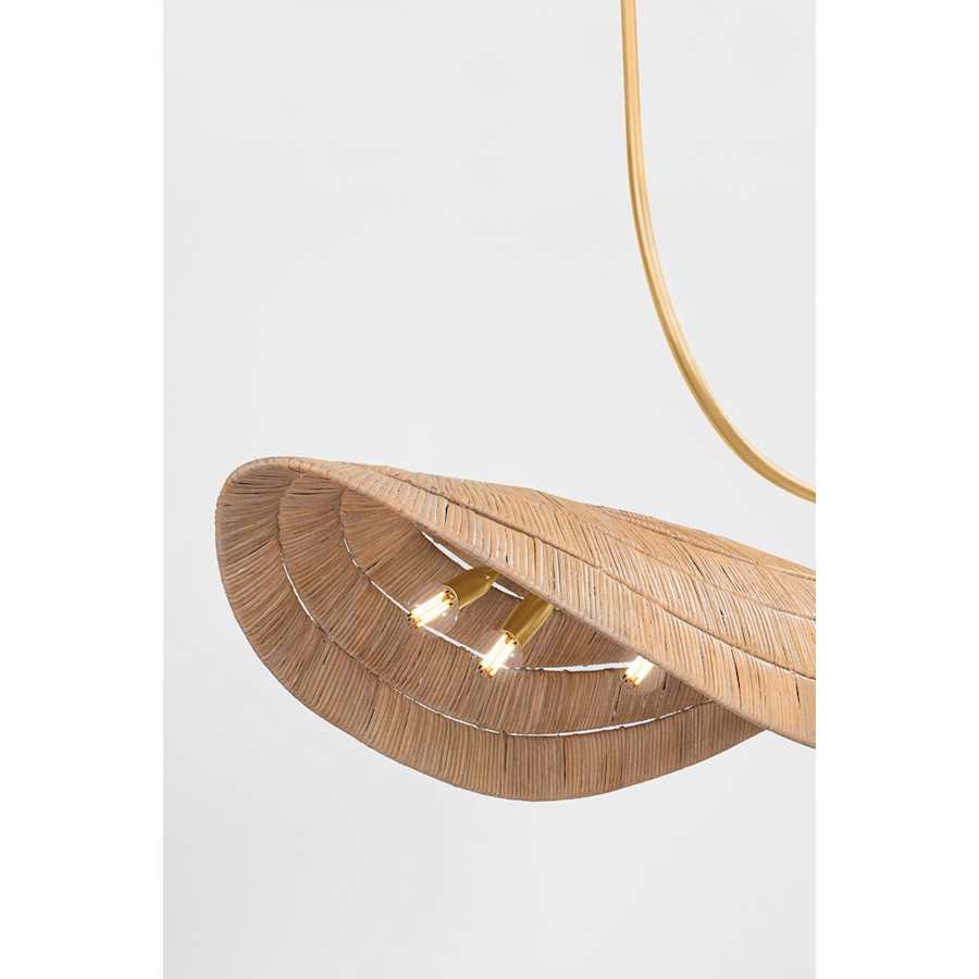 Corbett Lighting Medea 6 Light 50" Wide Linear Pendant