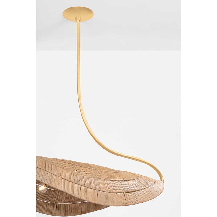Corbett Lighting Medea 6 Light 50" Wide Linear Pendant
