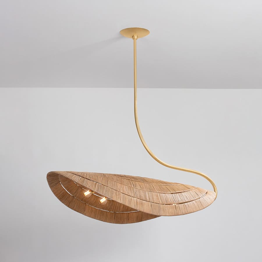 Corbett Lighting Medea 6 Light 50" Wide Linear Pendant
