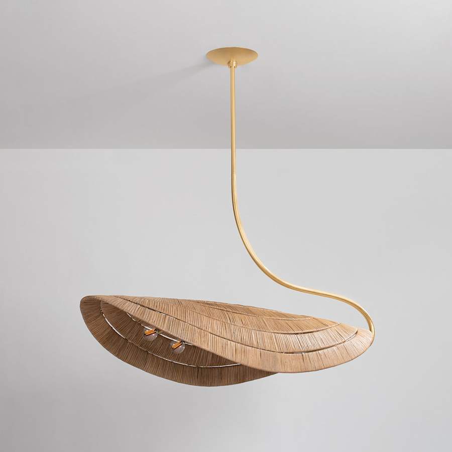 Corbett Lighting Medea 6 Light 50" Wide Linear Pendant
