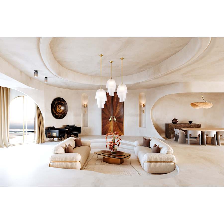 Corbett Lighting Hela 18" Wide Pendant