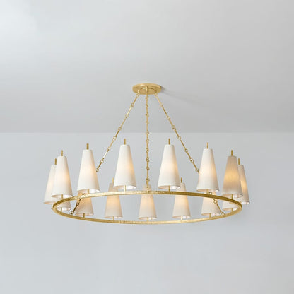 Corbett Lighting Tirana 15 Light 55" Wide Ring Chandelier