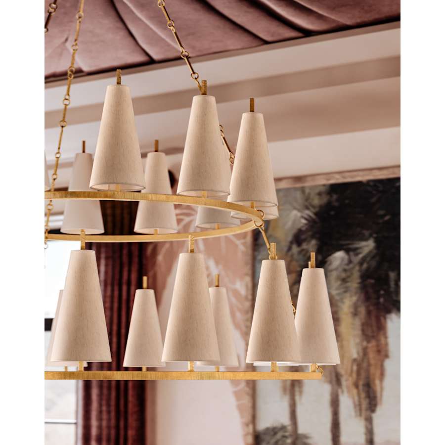 Corbett Lighting Tirana 27 Light 55" Wide Ring Chandelier