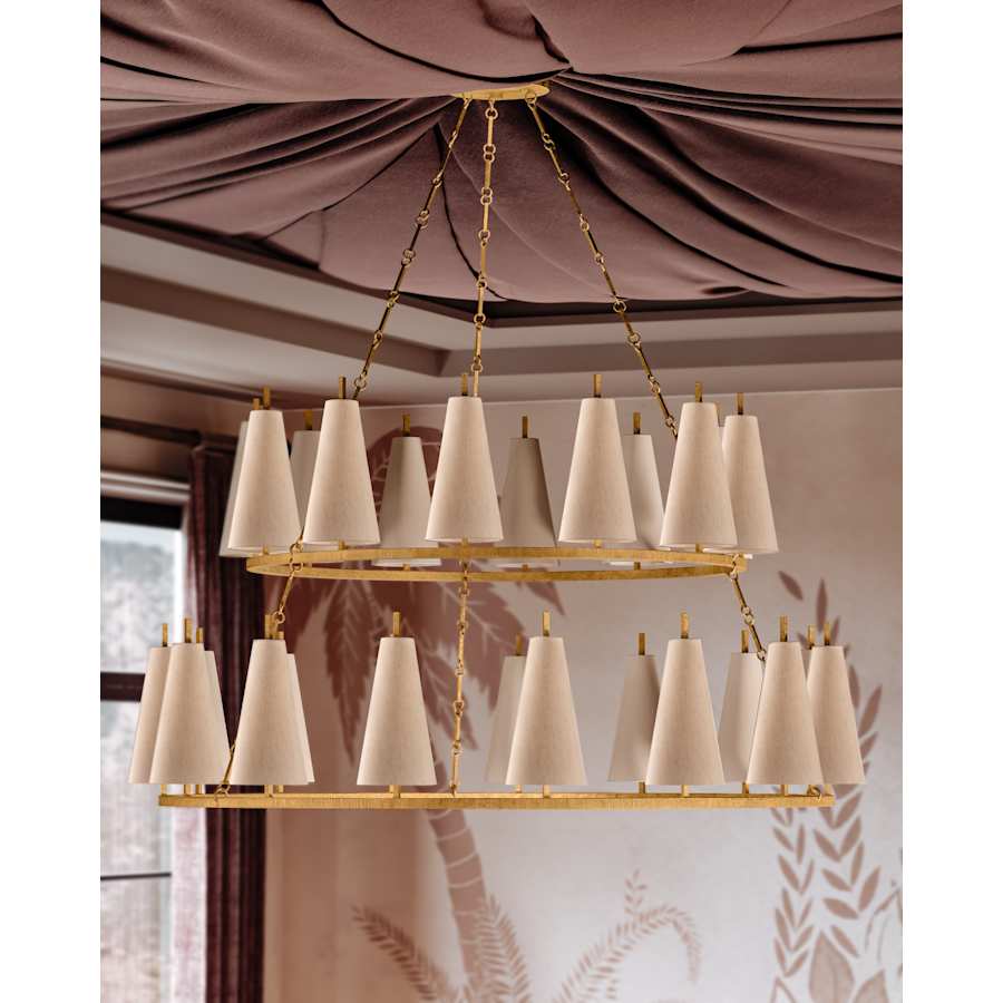 Corbett Lighting Tirana 27 Light 55" Wide Ring Chandelier