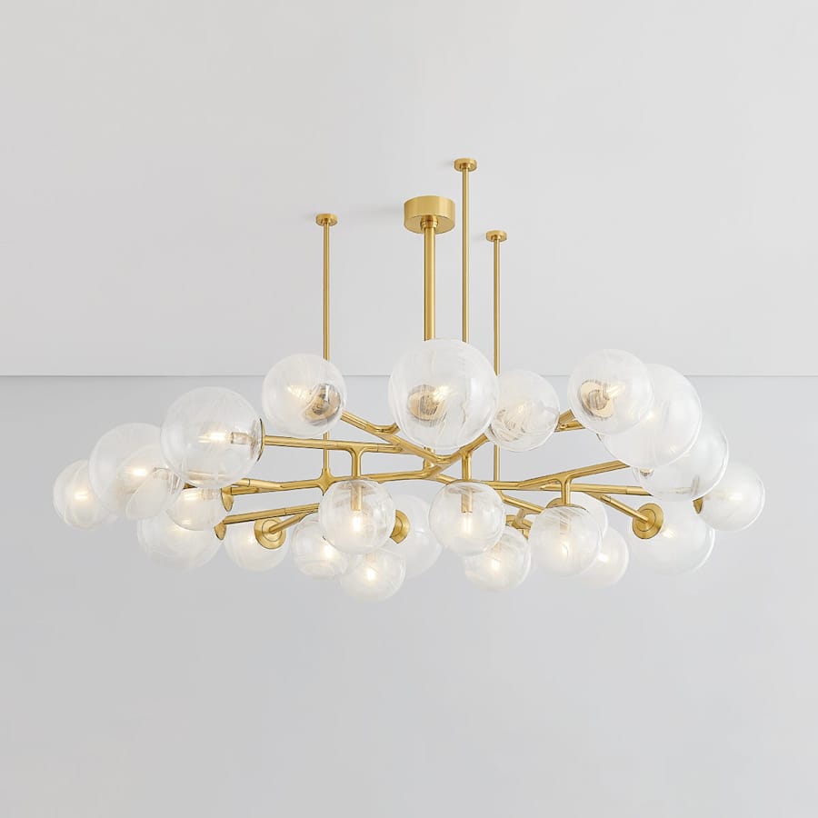 Corbett Lighting Glasgow 24 Light 68" Wide Chandelier