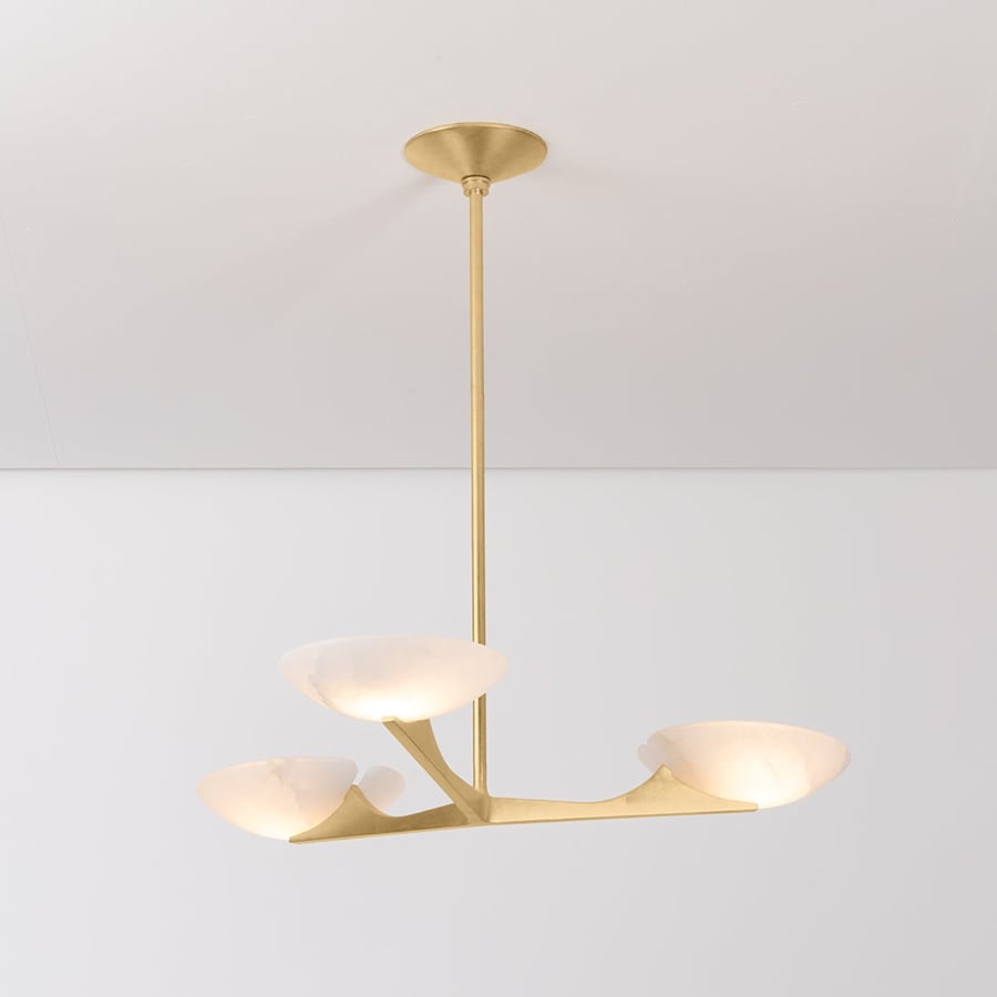 Corbett Lighting Malachite 3 Light 37" Wide Chandelier
