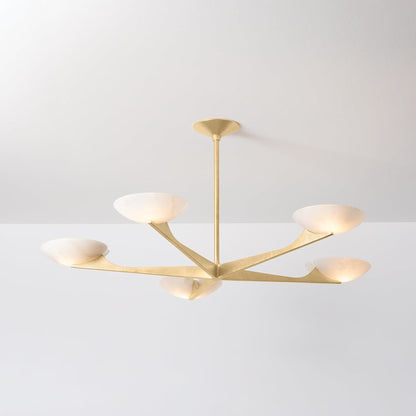 Corbett Lighting Malachite 5 Light 52" Wide Chandelier