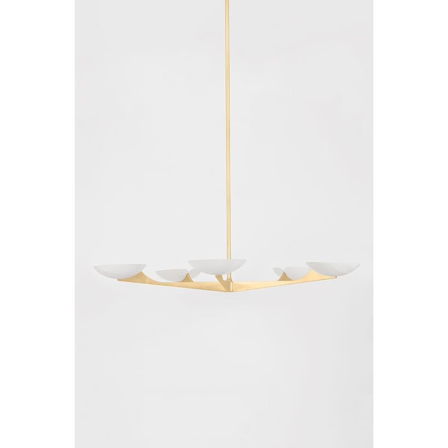 Corbett Lighting Malachite 5 Light 52" Wide Chandelier