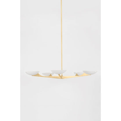 Corbett Lighting Malachite 5 Light 52" Wide Chandelier